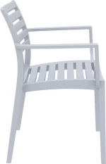 Καρέκλα Πολυπροπυλενίου Artemis Silver Grey