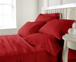 Anna Riska Σετ Σεντόνια Υπέρδιπλα με Λάστιχο 160x200x25 Prestige 10 Red