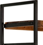 Βιβλιοθήκη με 4 Επίπεδα 80x30x180 εκ. Μασίφ Ανακυκλωμένο Ξύλο