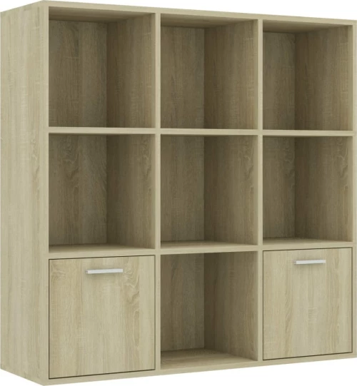 Βιβλιοθήκη Χρώμα Sonoma Δρυς 98 x 30 x 98 εκ. από Μοριοσανίδα