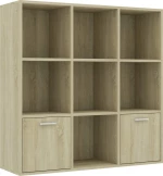 Βιβλιοθήκη Χρώμα Sonoma Δρυς 98 x 30 x 98 εκ. από Μοριοσανίδα