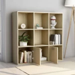 Βιβλιοθήκη Χρώμα Sonoma Δρυς 98 x 30 x 98 εκ. από Μοριοσανίδα