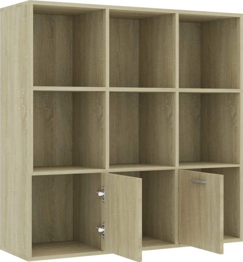 Βιβλιοθήκη Χρώμα Sonoma Δρυς 98 x 30 x 98 εκ. από Μοριοσανίδα