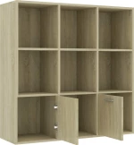 Βιβλιοθήκη Χρώμα Sonoma Δρυς 98 x 30 x 98 εκ. από Μοριοσανίδα