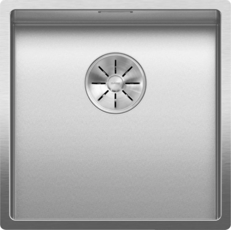 Blanco Claron 400-U Durinox Υποκαθήμενος Νεροχύτης 44x44cm Inox Σατινέ