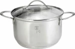 Berlinger Haus Silver Jewellery Collection Βαθιά Ανοξείδωτη Κατσαρόλα 6lt / 24cm