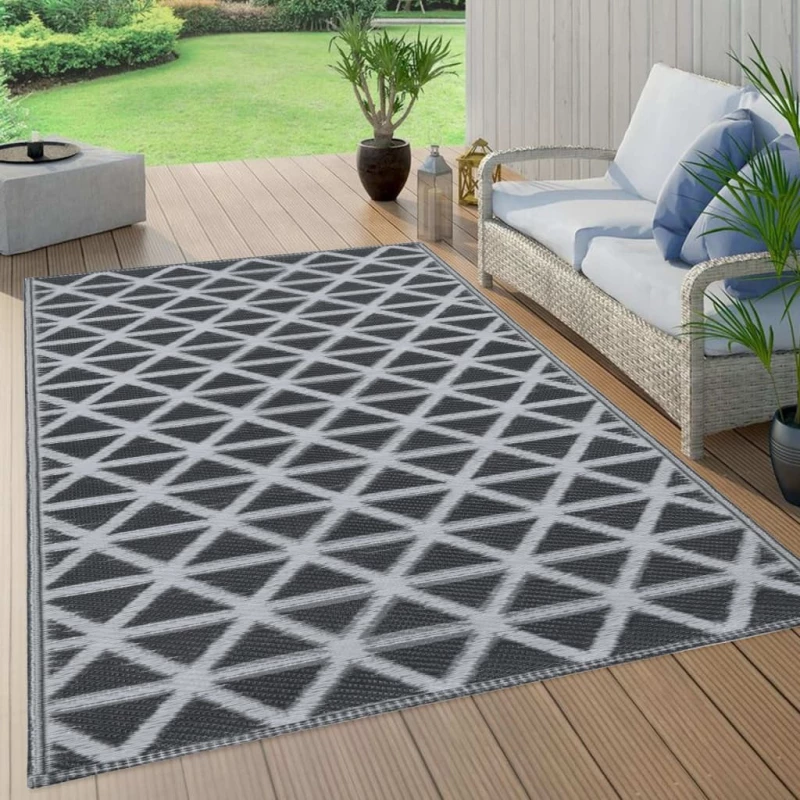 vidaXL Χαλί Μαύρο 120x180cm