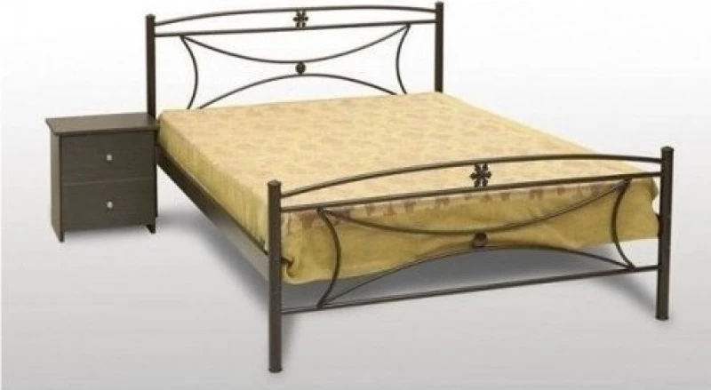 Μαργαρίτα Κρεβάτι Διπλό Μεταλλικό 140x190cm