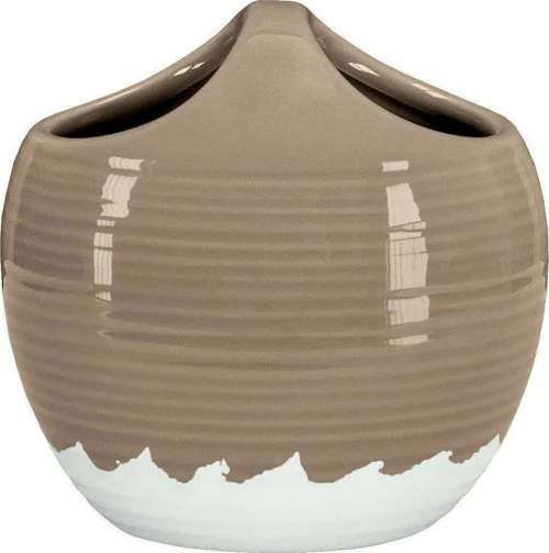 Ποτήρι Για Οδοντόβουρτσα Bolsa 8029 10,3x10,2cm Cappuccino Kleine Wolke Πηλός