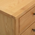 Συρταριέρα 105 x 33,5 x 73 εκ. από Μασίφ Ξύλο Δρυός