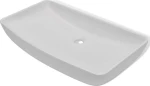 vidaXL 140691 Επικαθήμενος Νιπτήρας Κεραμικός 71x39cm Λευκός