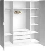 Ντουλάπα 4 You Τετράφυλλη 180x57x240cm