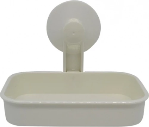 782208 Σαπουνοθήκη Επιτραπέζια Πλαστική με Βεντούζα Μπεζ