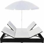 Ξαπλώστρα Rattan 42950 197x140x190cm
