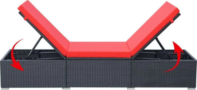 Ξαπλώστρα Rattan 44405 195x60x31cm