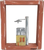 Kapadakis Wood Art Διακοσμητικό Κάδρο από Ξύλο 12.5x3x15cm