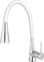Ferro Zumba II White BZA42W - Μπαταρία κουζίνας με εύκαμπτο στόμιο