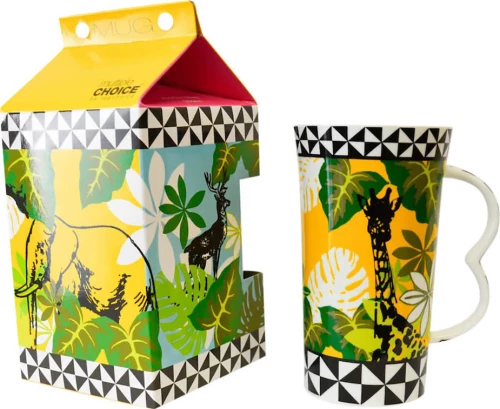 SP Souliotis Καμηλοπάρδαλη Κούπα από Πορσελάνη Πολύχρωμη 500ml