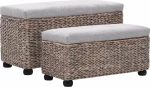 Σκαμπό Rattan S/2 246107