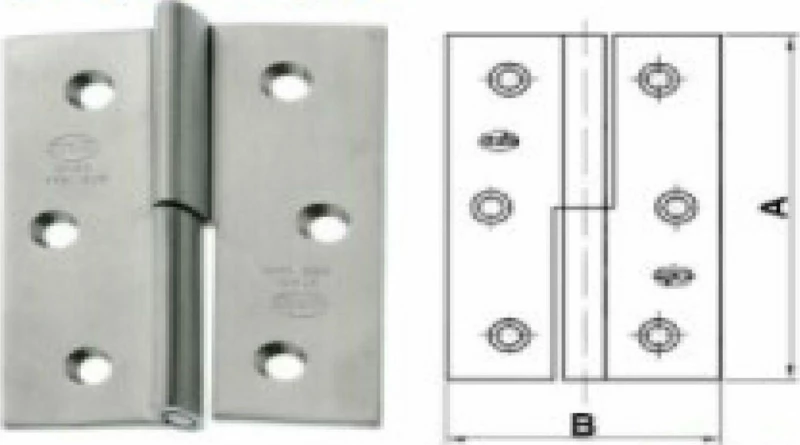 Amig Μεντεσές Επίπλου 7323 60x40mm / Δεξιός