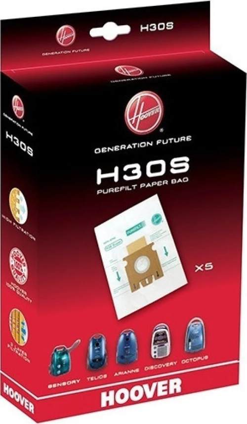 Hoover Purefilt H30S Σακούλες Σκούπας 5τμχ