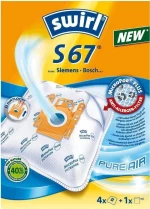 Swirl S67 Σακούλες Σκούπας 4τμχ
