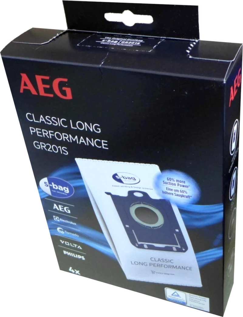 AEG GR201S Σακούλες Σκούπας 4τμχ