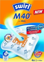 Swirl M40 Σακούλες Σκούπας 4τμχ