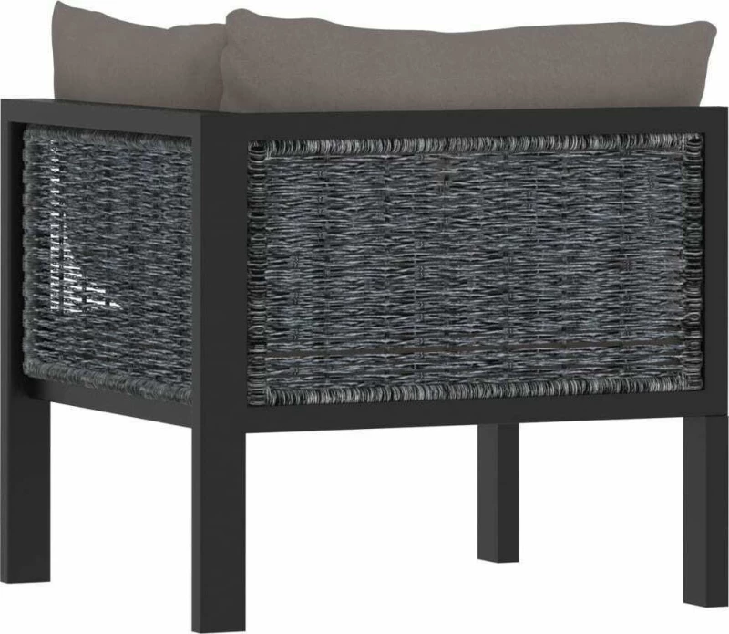 Γωνιακός Καναπές 49397 68x68x64cm Ανθρακί