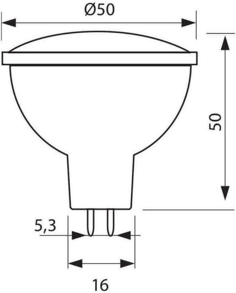 Vivalux Λάμπα LED για Ντουί G5.3 Θερμό Λευκό