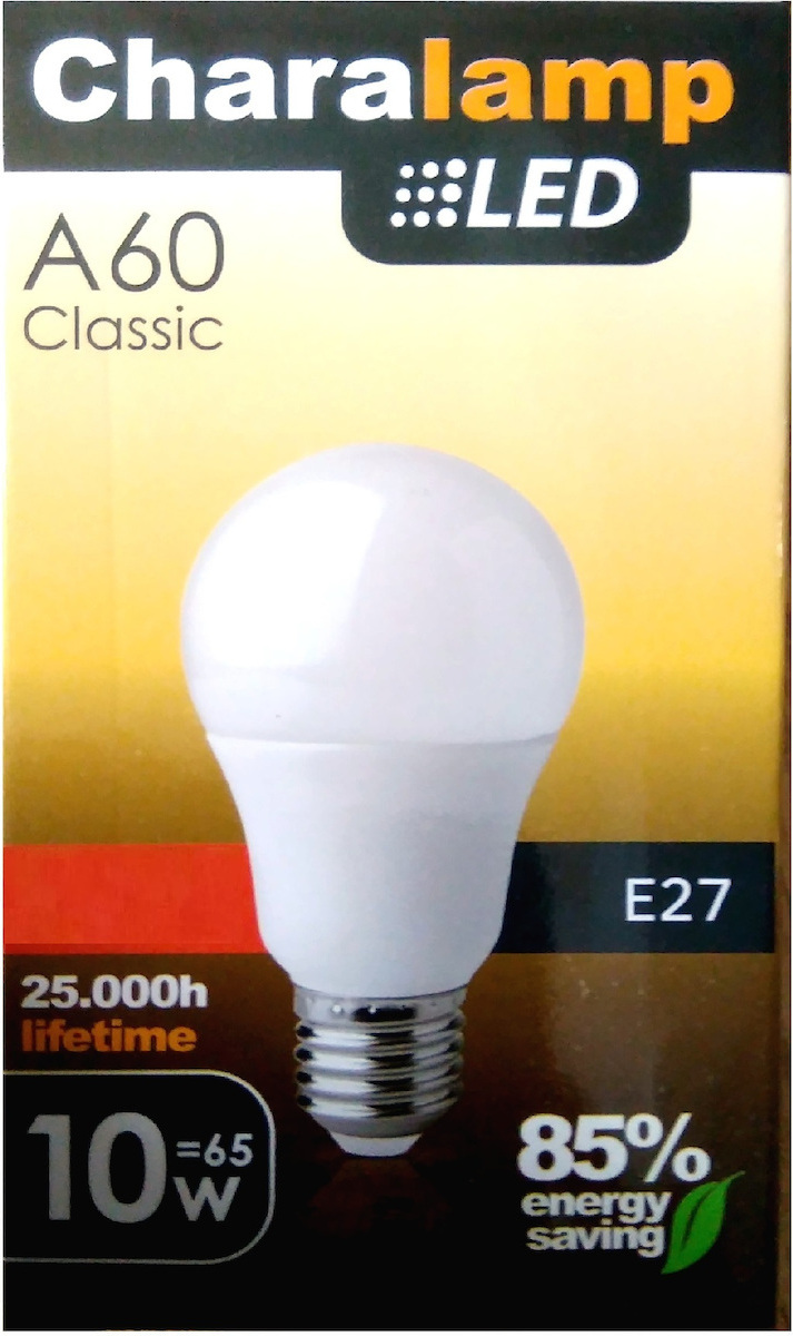 Charalamp Λάμπα LED για Ντουί E27 και Σχήμα A60 Ψυχρό Λευκό 930lm