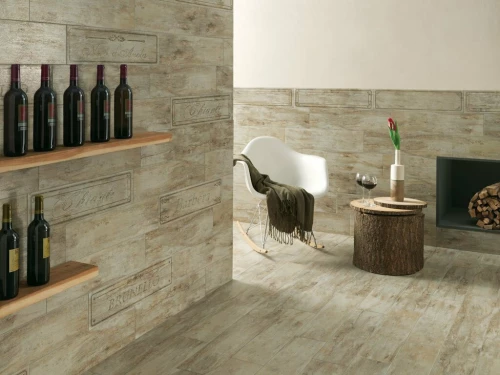 Rondine Ceramica Metalwood Musk Πλακάκι Δαπέδου Εσωτερικού Χώρου Ματ 61x15cm