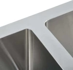 vidaXL 145079 Ένθετος Νεροχύτης 76x44cm Inox Brushed
