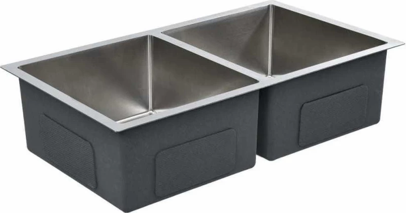 vidaXL 145079 Ένθετος Νεροχύτης 76x44cm Inox Brushed