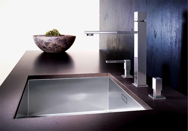 Blanco Zerox 500-U InFino Υποκαθήμενος Νεροχύτης 54x44cm Inox Σατινέ