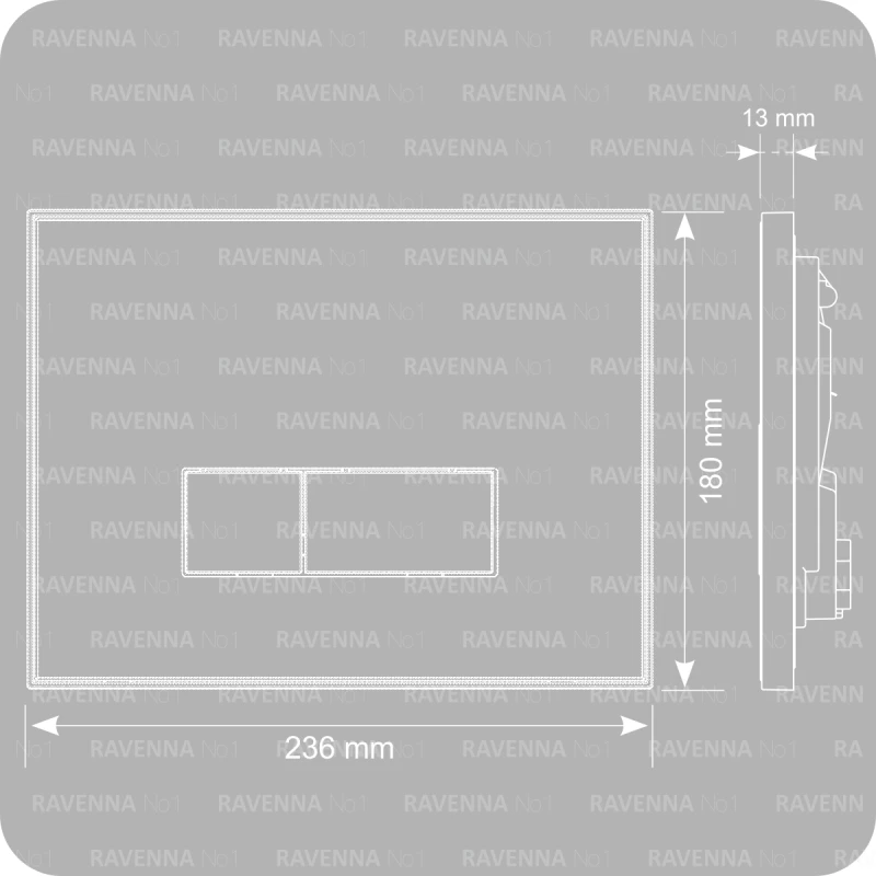 Tema Πλακέτα Reflet 90 111993 Black