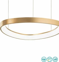 Ideal Lux Gemini Κρεμαστό Φωτιστικό Μοντέρνο LED Χρυσό