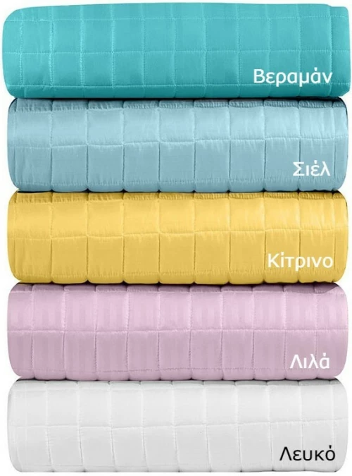 Beauty Home Κουβερλί Μονό 160x240 1599 Oscar Κίτρινο