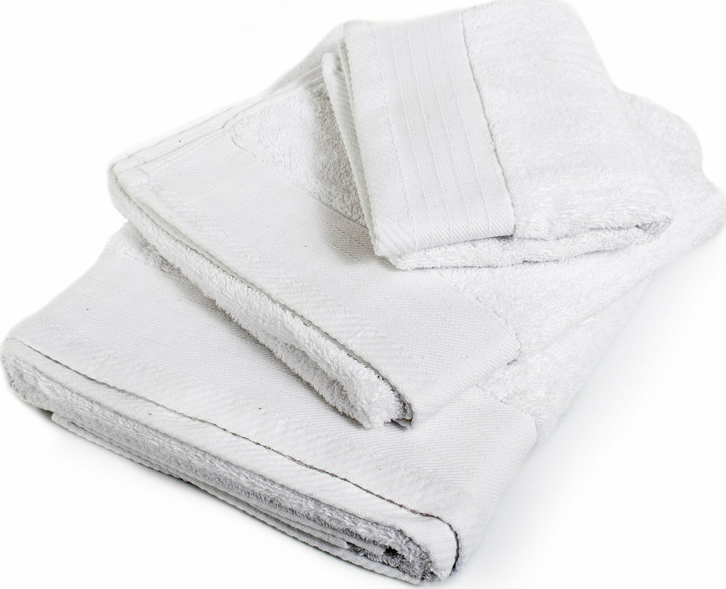 Dimcol Πετσέτα Προσώπου Πενιέ 50x100 Λευκό