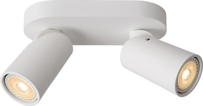 Lucide Lightning Xyrus Διπλό Σποτ με Ντουί GU10 σε Λευκό Χρώμα