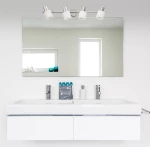 Inlight 9079-4 Σποτ με 4 Φώτα και Ντουί E14 σε Ασημί Χρώμα Chrome