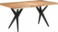 Τραπέζι Τραπεζαρίας Καφέ 160x80cm