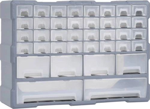 vidaXL 147578 Συρταριέρα Εργαλείων Πλαστική 52x16x37.5cm