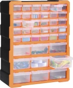 vidaXL 147585 Συρταριέρα Εργαλείων Πλαστική 38x16x47cm