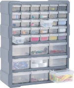 vidaXL 147586 Συρταριέρα Εργαλείων Πλαστική 38x16x47cm