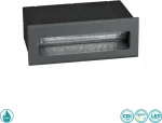 Απλίκα Χωνευτή Εξωτερικού Χώρου Sole Luce 206604627Γκρι Σκούρο