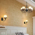 Aca Πολυέλαιος 5xE14 Ø63cm με Καπέλα Μαύρος EG167285PBW