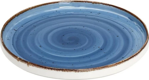 Espiel Step Πιάτο Ρηχό από Πορσελάνη Μπλε με Διάμετρο 30cm 2τμχ