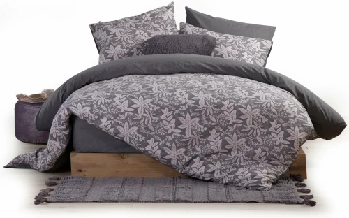 Nef-Nef Σετ Σεντόνια Μονά 170x270 Matis Anthracite