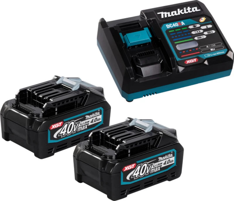 Makita 191J97-1 Σετ 2 Μπαταρίες 40V 4Ah με Φορτιστή 40V